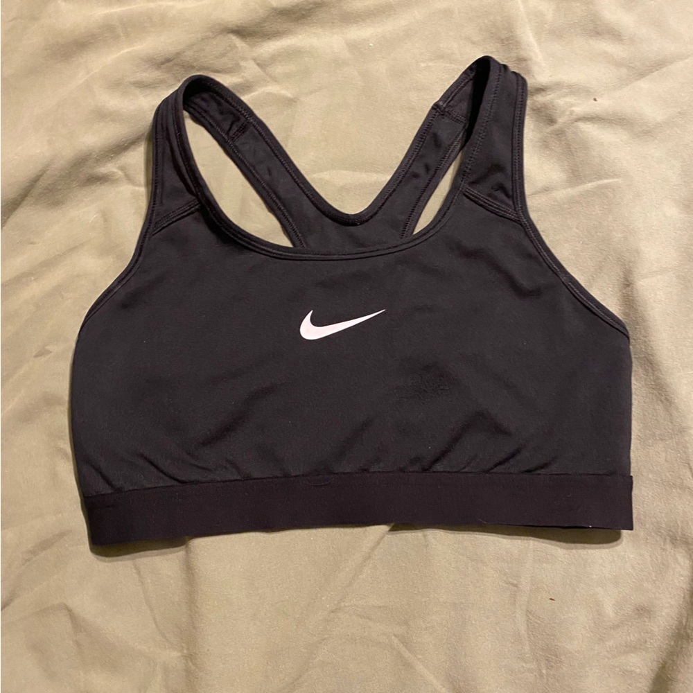 Nike Women's Black and White Sports Bra